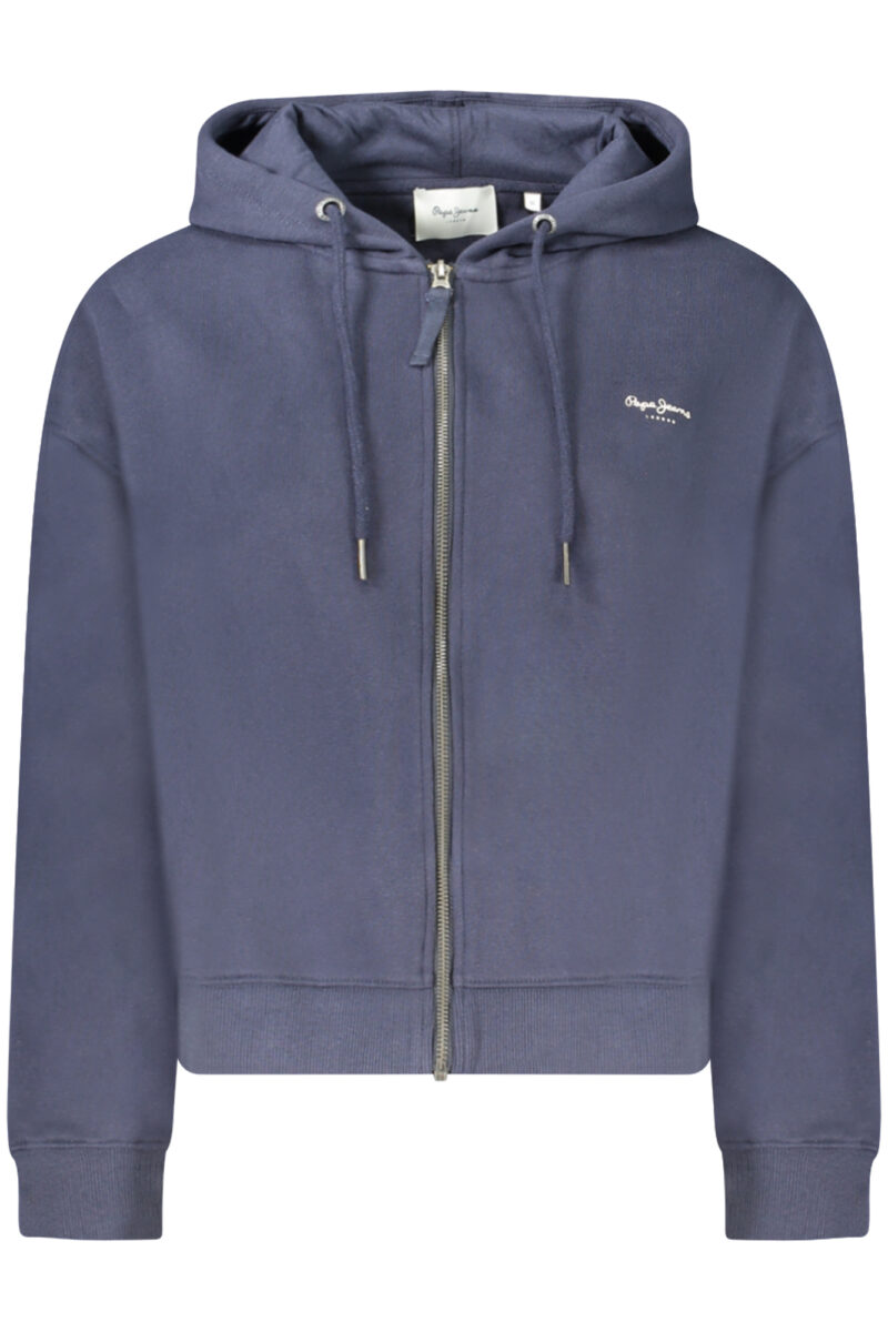PEPE JEANS DÁMSKÁ MIKINA NA ZIP MODRÁ