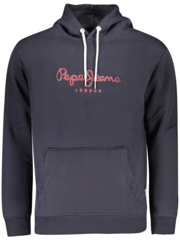 PEPE JEANS PÁNSKÁ MIKINA BEZ ZIPU MODRÁ