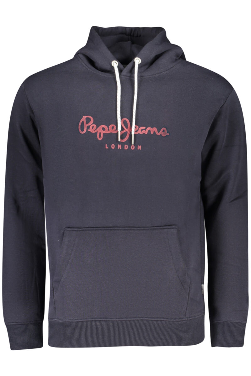 PEPE JEANS PÁNSKÁ MIKINA BEZ ZIPU MODRÁ