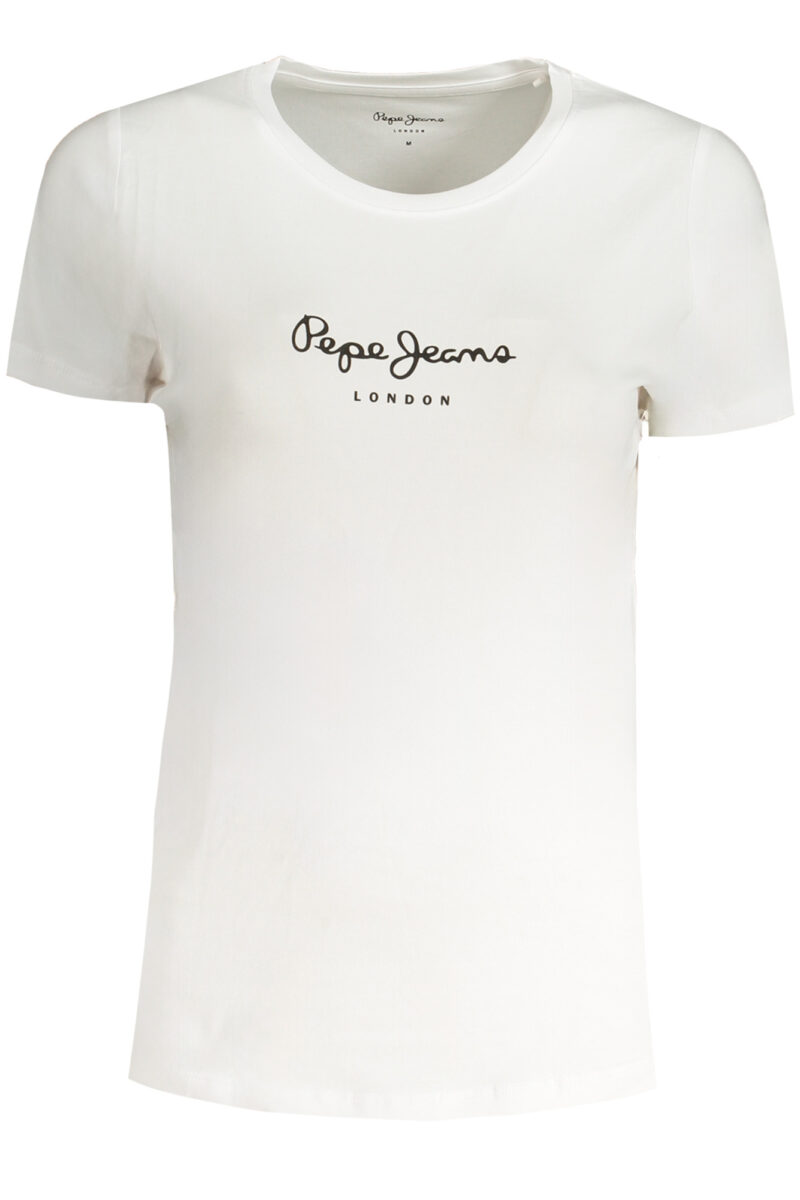 PEPE JEANS DÁMSKÉ TRIČKO S KRÁTKÝM RUKÁVEM BÍLÁ