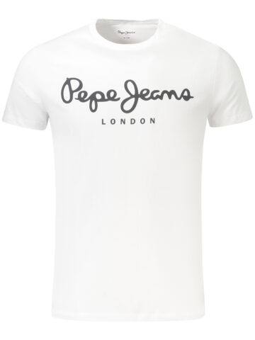 PEPE JEANS PÁNSKÉ TRIČKO S KRÁTKÝM RUKÁVEM BÍLÉ