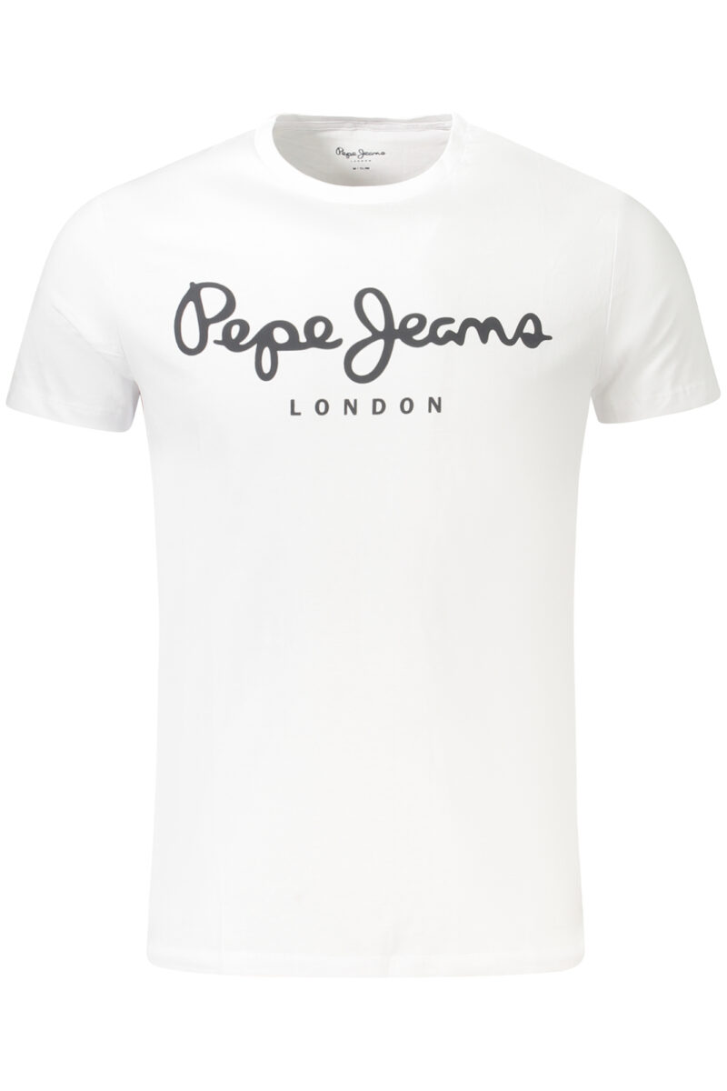PEPE JEANS PÁNSKÉ TRIČKO S KRÁTKÝM RUKÁVEM BÍLÉ