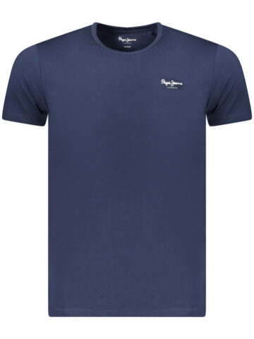 PEPE JEANS PÁNSKÉ MODRÉ TRIČKO S KRÁTKÝM RUKÁVEM