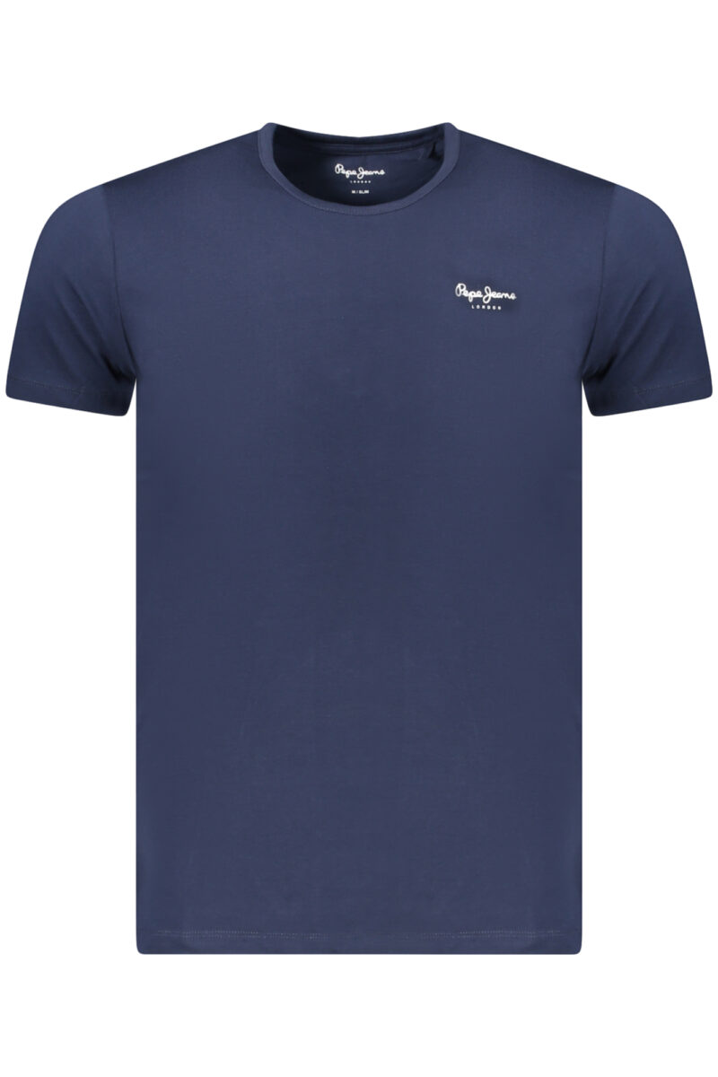 PEPE JEANS PÁNSKÉ MODRÉ TRIČKO S KRÁTKÝM RUKÁVEM