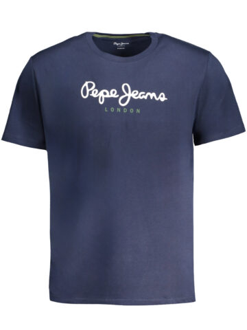 PEPE JEANS PÁNSKÉ TRIČKO S KRÁTKÝM RUKÁVEM MODRÉ