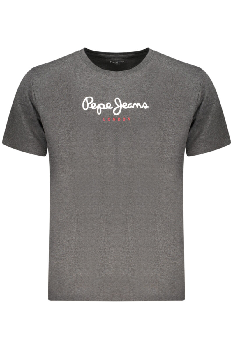 PEPE JEANS PÁNSKÉ TRIČKO S KRÁTKÝM RUKÁVEM ŠEDÉ