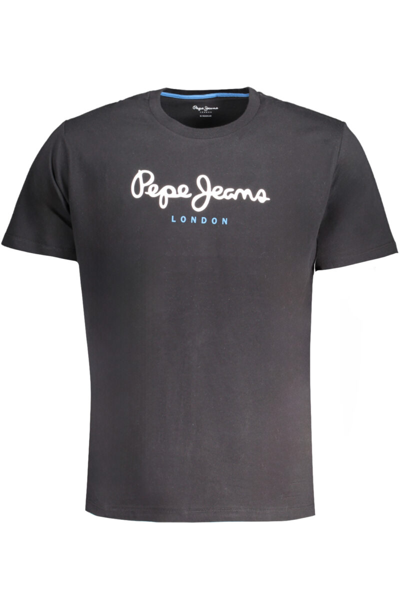 PEPE JEANS PÁNSKÉ TRIČKO S KRÁTKÝM RUKÁVEM ČERNÉ