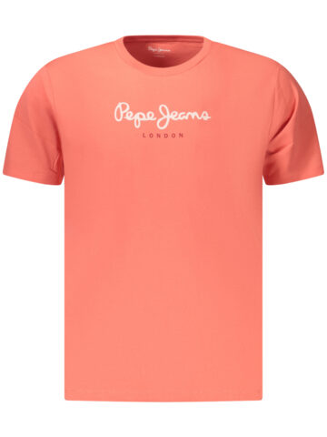 PEPE JEANS PÁNSKÉ TRIČKO S KRÁTKÝM RUKÁVEM RŮŽOVÉ
