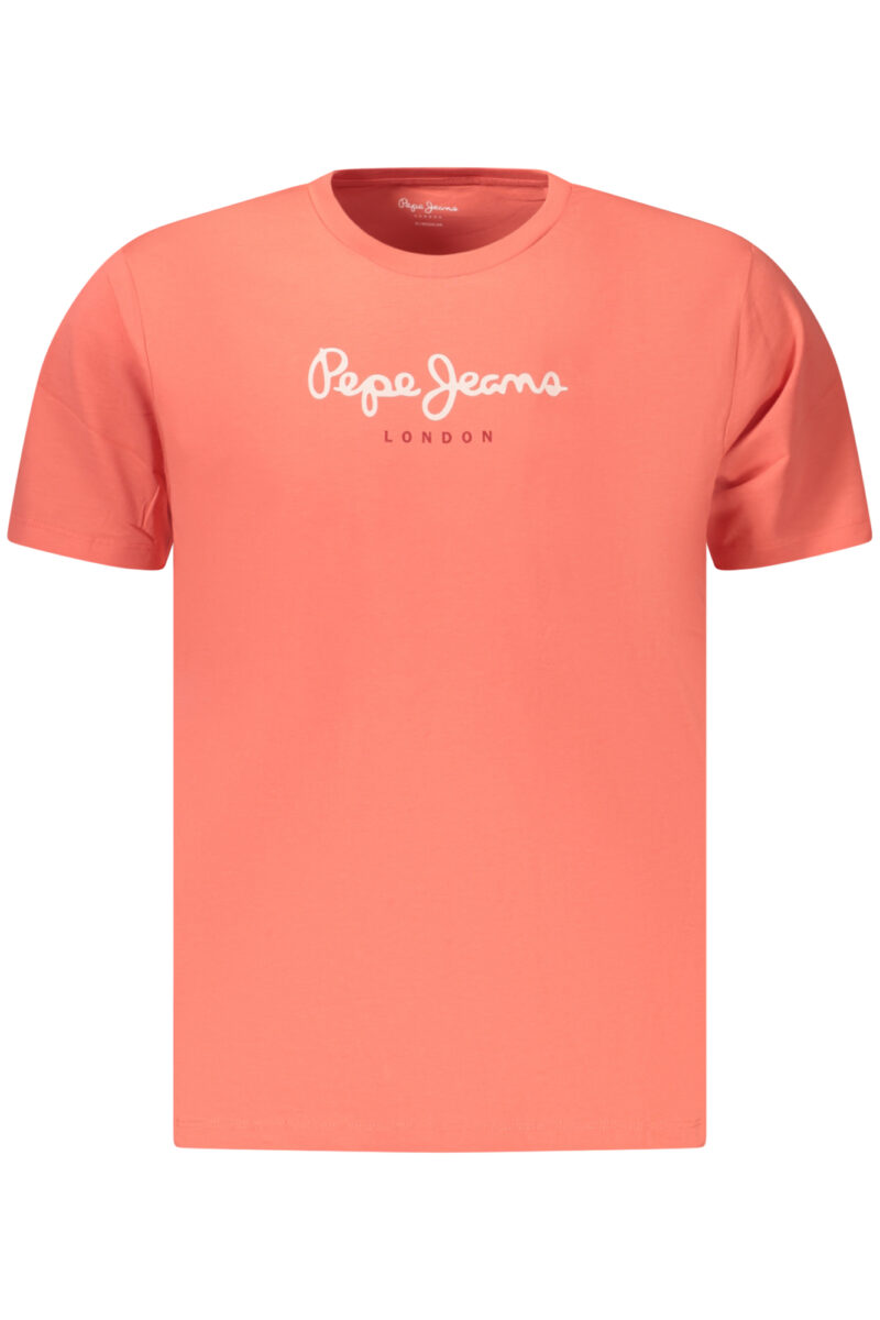 PEPE JEANS PÁNSKÉ TRIČKO S KRÁTKÝM RUKÁVEM RŮŽOVÉ