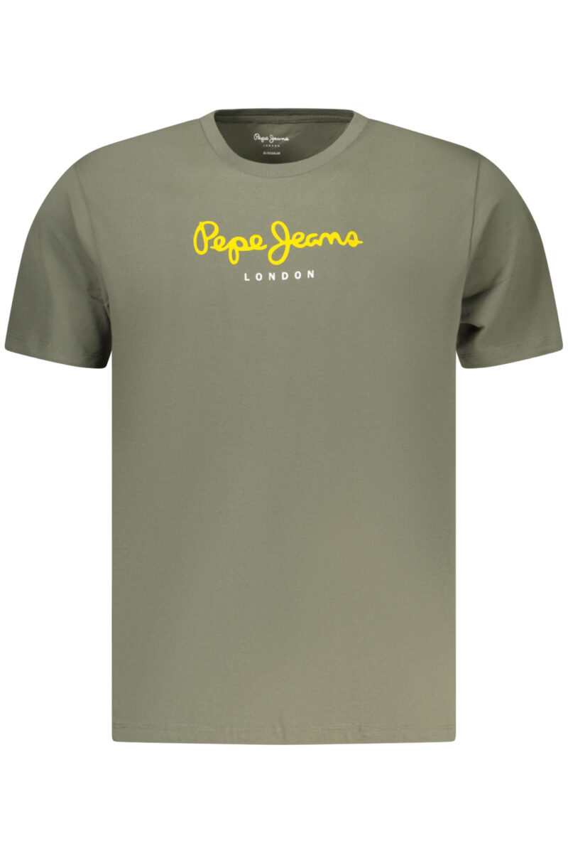 PEPE JEANS PÁNSKÉ TRIČKO S KRÁTKÝM RUKÁVEM ZELENÉ