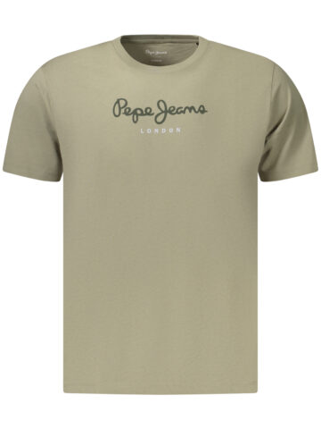 PEPE JEANS PÁNSKÉ TRIČKO S KRÁTKÝM RUKÁVEM ZELENÉ