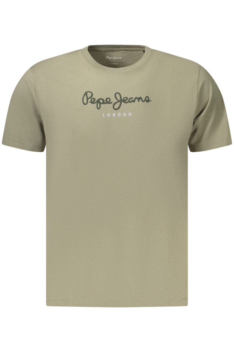 PEPE JEANS PÁNSKÉ TRIČKO S KRÁTKÝM RUKÁVEM ZELENÉ
