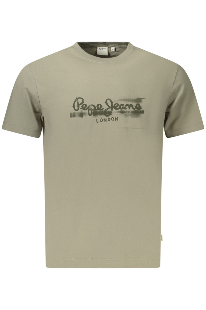 PEPE JEANS PÁNSKÉ TRIČKO S KRÁTKÝM RUKÁVEM ZELENÉ