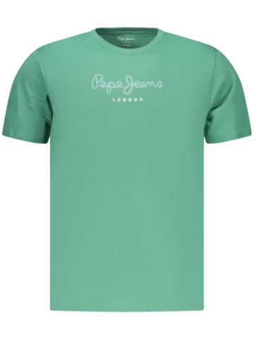 PEPE JEANS PÁNSKÉ TRIČKO S KRÁTKÝM RUKÁVEM ZELENÉ