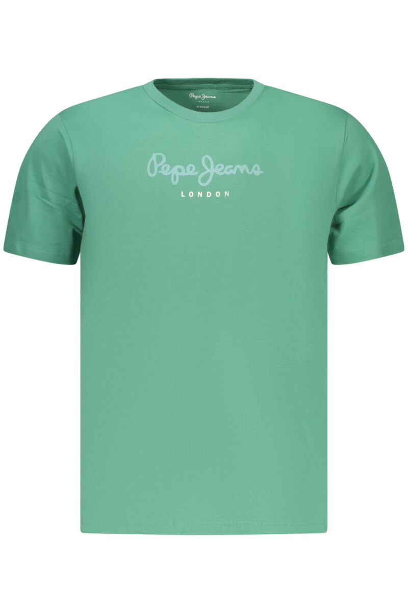 PEPE JEANS PÁNSKÉ TRIČKO S KRÁTKÝM RUKÁVEM ZELENÉ