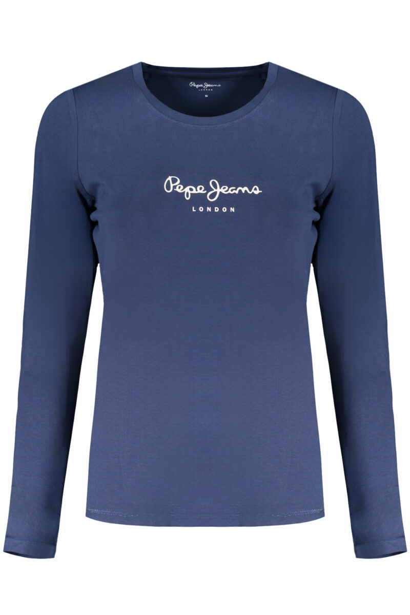 PEPE JEANS DÁMSKÉ TRIČKO S DELŠÍM RUKÁVEM MODRÉ
