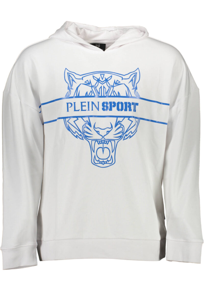 PLEIN SPORT SWEATSHIRT WITHOUT ZIP MAN WHITE FIPS218_BIANCO_01-WHITE