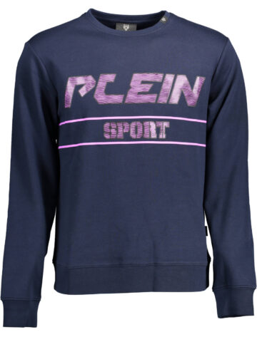 PLEIN SPORT PÁNSKÁ MIKINA BEZ ZIPU MODRÁ