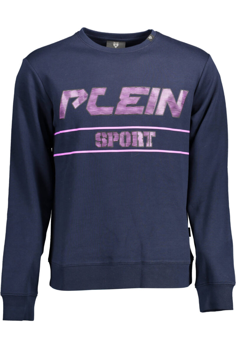PLEIN SPORT PÁNSKÁ MIKINA BEZ ZIPU MODRÁ