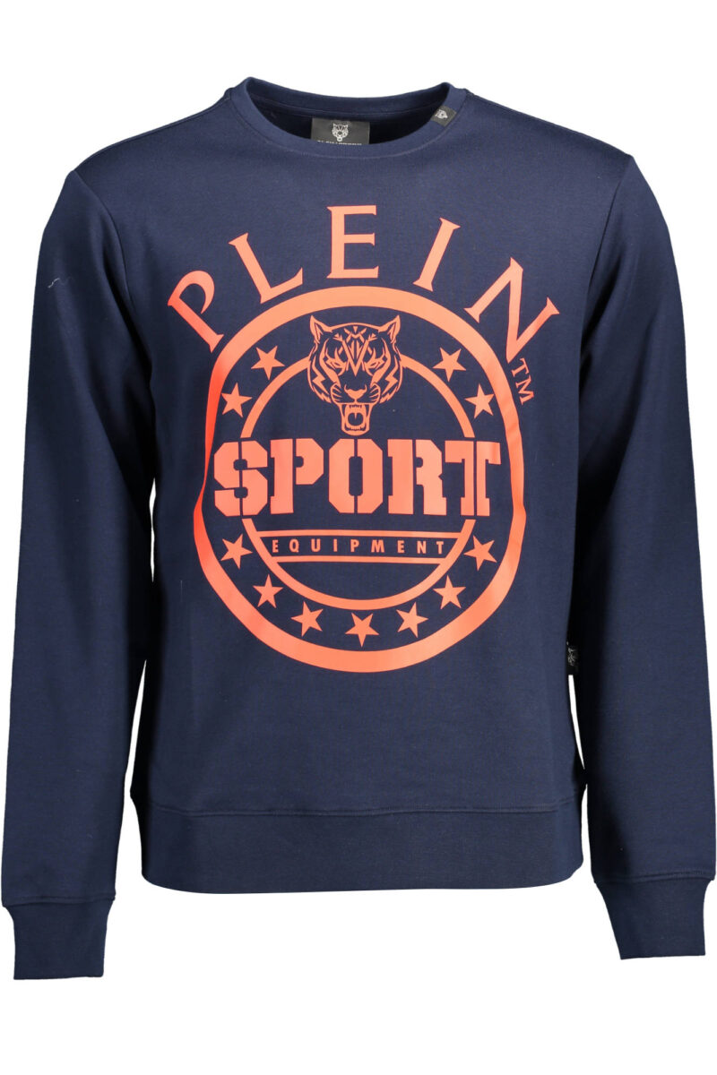 PLEIN SPORT PÁNSKÁ MIKINA BEZ ZIPU MODRÁ