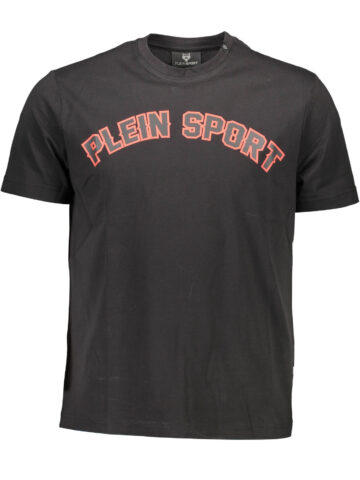 PLEIN SPORT Herren T-Shirt kurzarm Schwarz