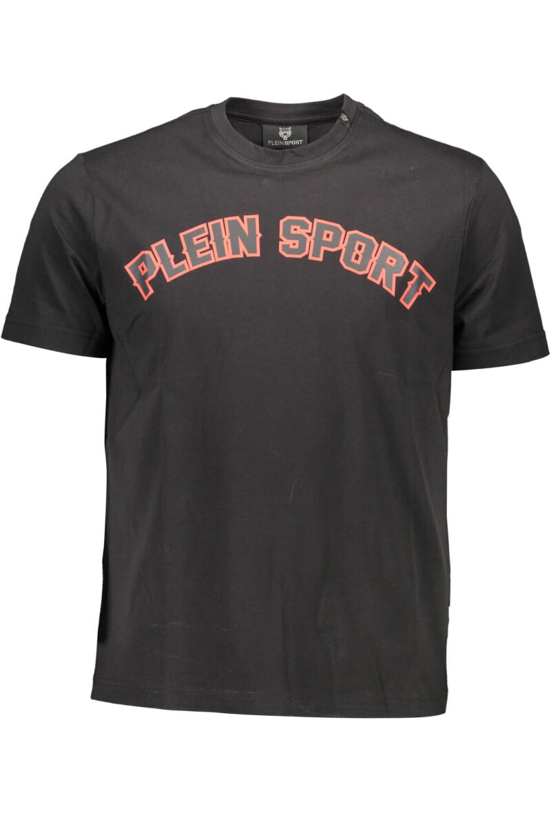 PLEIN SPORT Herren T-Shirt kurzarm Schwarz
