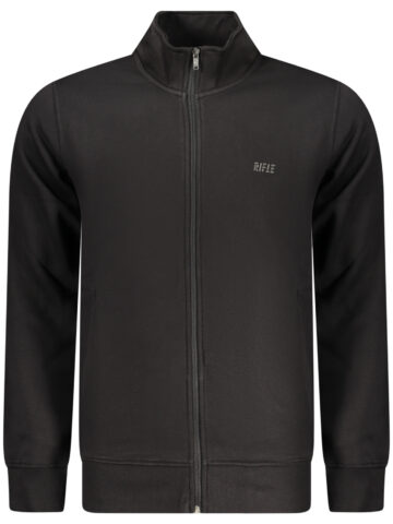 RIFLE Herren Zip-Sweatshirt in Schwarz
