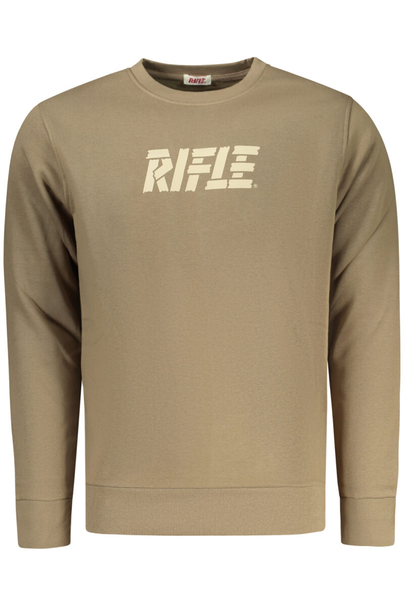 RIFLE PÁNSKÁ MIKINA BEZ ZIPU HNĚDÁ