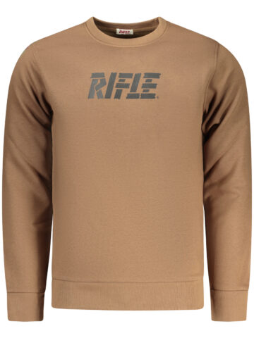 RIFLE Herren Sweatshirt mit Reißverschluss Braun
