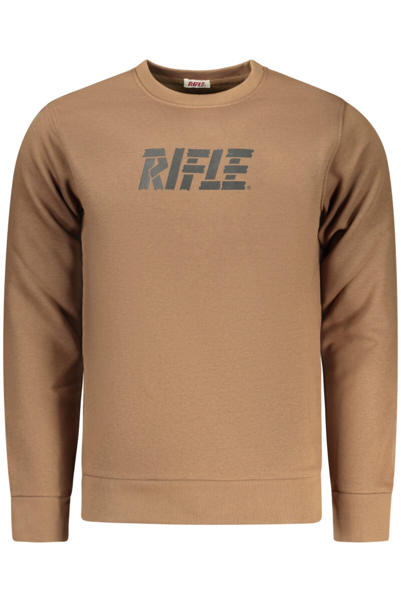 RIFLE Herren Sweatshirt mit Reißverschluss Braun
