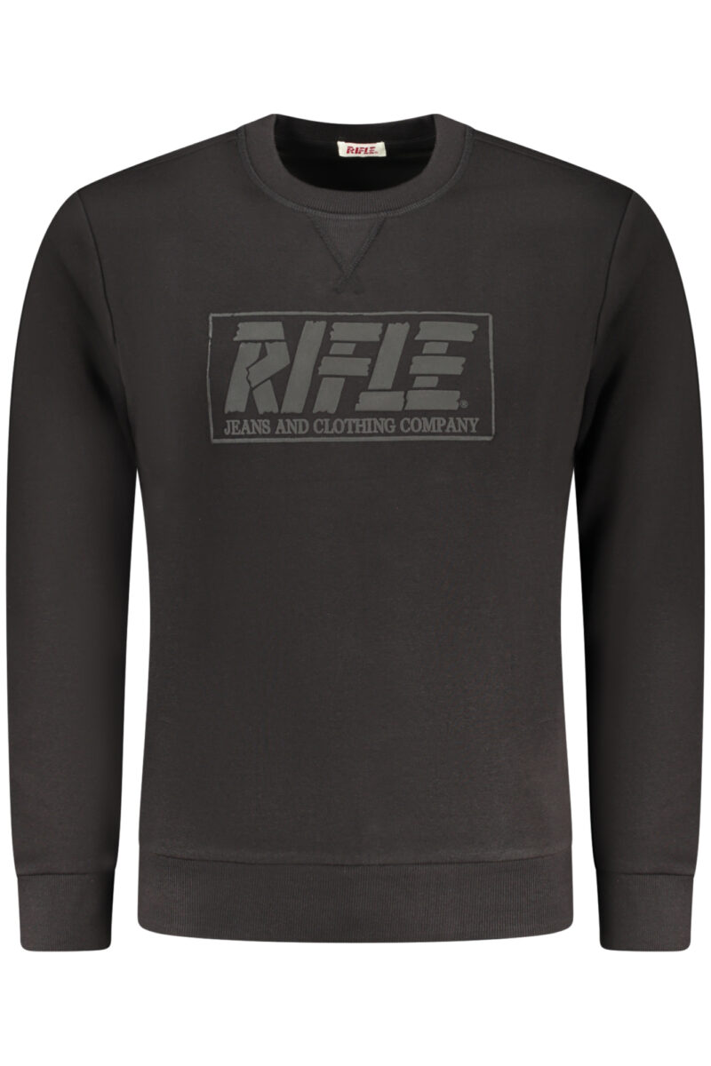 RIFLE PÁNSKÁ MIKINA BEZ ZIPU ČERNÁ