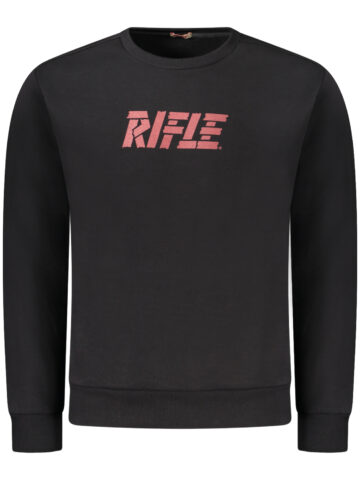 RIFLE PÁNSKÁ MIKINA BEZ ZIPU ČERNÁ