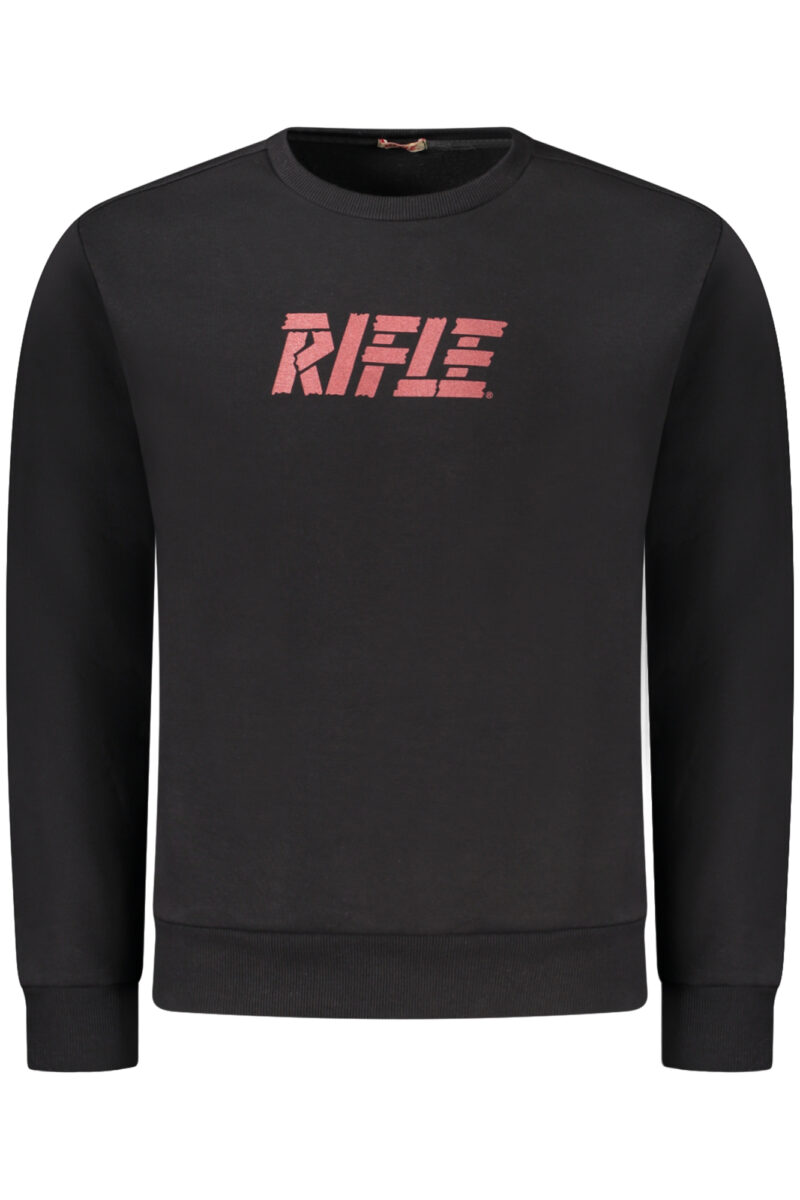 RIFLE PÁNSKÁ MIKINA BEZ ZIPU ČERNÁ