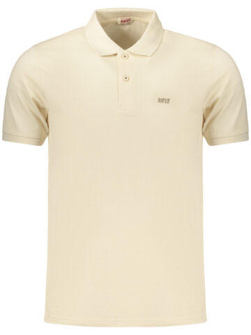 RIFLE Herren Kurzarm Poloshirt Beige