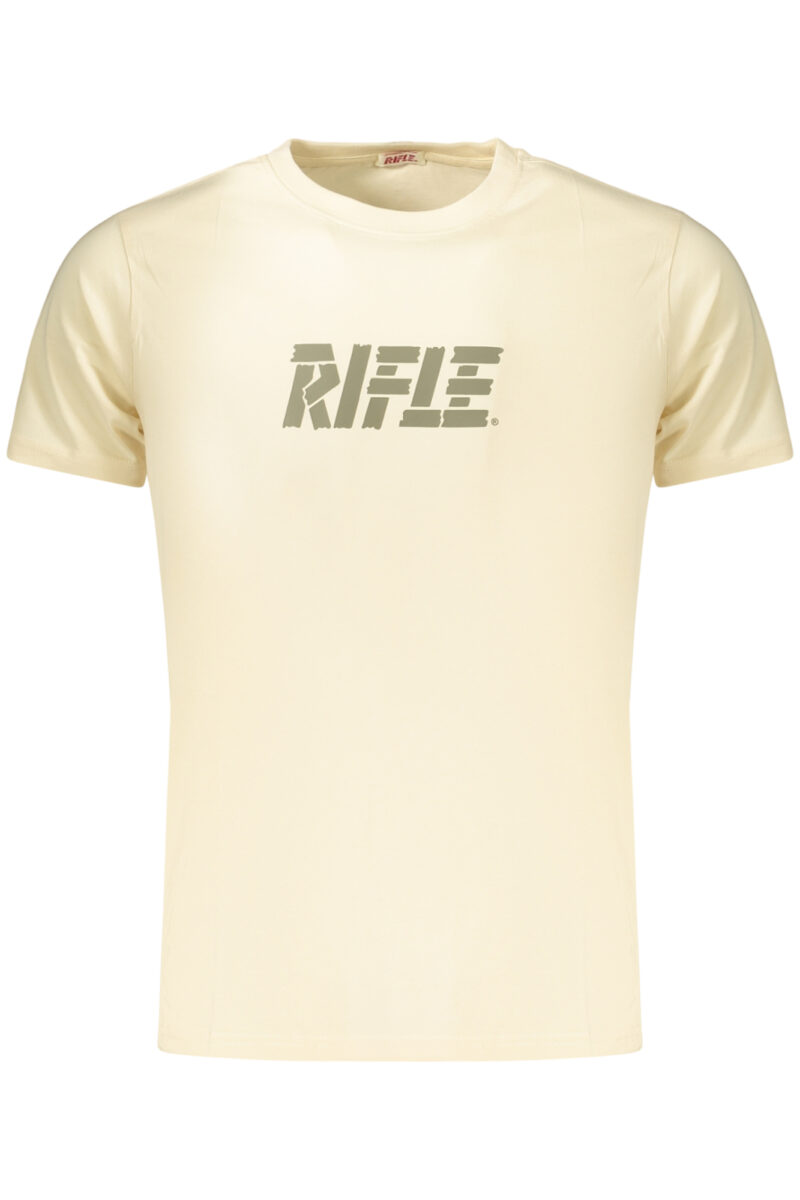 RIFLE PÁNSKÉ TRIČKO S KRÁTKÝM RUKÁVEM BÉŽOVÉ