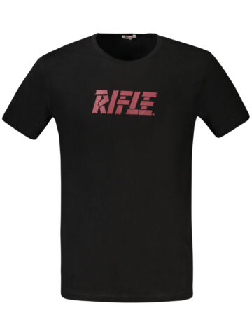RIFLE PÁNSKÉ TRIČKO S KRÁTKÝM RUKÁVEM ČERNÉ