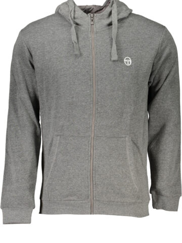 SERGIO TACCHINI PÁNSKÁ MIKINA NA ZIP ŠEDÁ