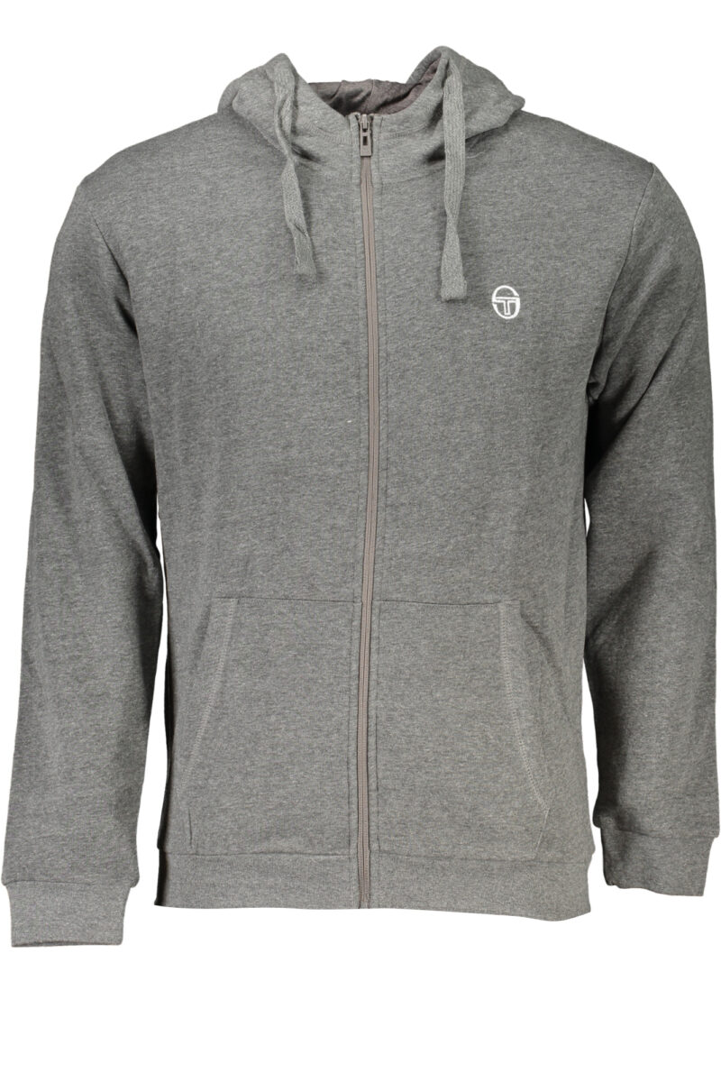 SERGIO TACCHINI PÁNSKÁ MIKINA NA ZIP ŠEDÁ