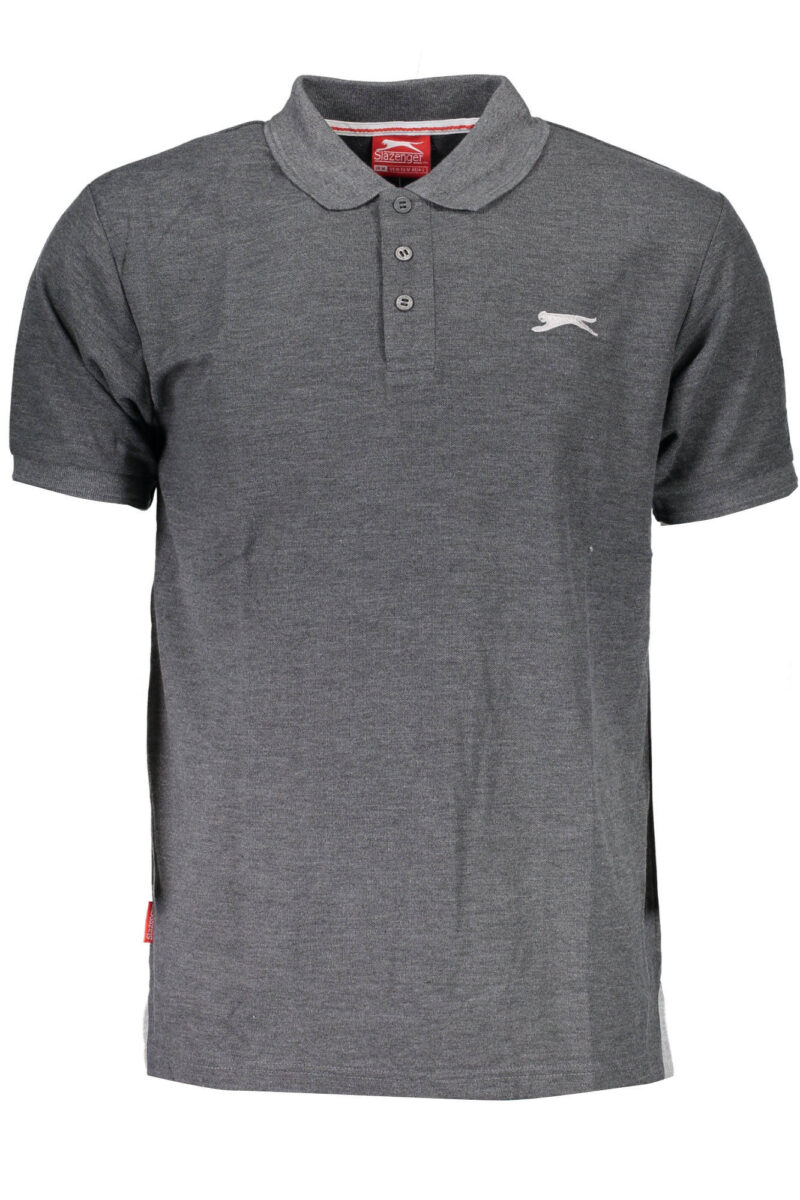 PÁNSKÉ POLO S KRÁTKÝM RUKÁVEM SLAZENGER ŠEDÉ