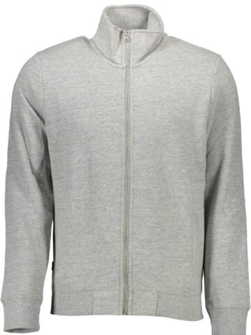 SUPERDRY PÁNSKÁ MIKINA NA ZIP ŠEDÁ