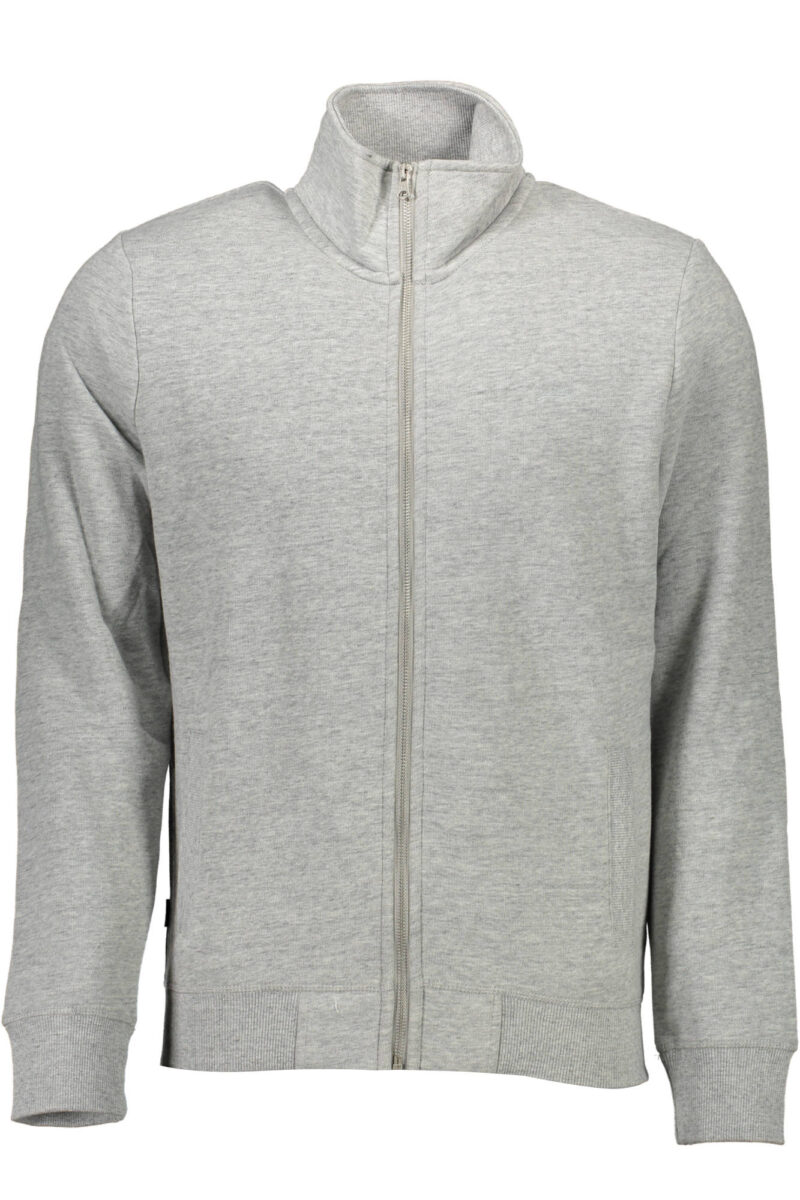 SUPERDRY PÁNSKÁ MIKINA NA ZIP ŠEDÁ