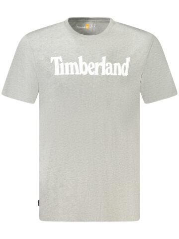 TIMBERLAND PÁNSKÉ TRIČKO S KRÁTKÝM RUKÁVEM ŠEDÉ