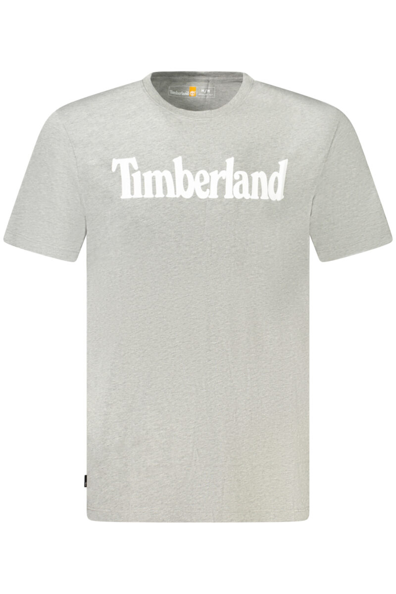 TIMBERLAND PÁNSKÉ TRIČKO S KRÁTKÝM RUKÁVEM ŠEDÉ