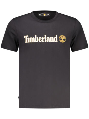 TIMBERLAND PÁNSKÉ TRIČKO S KRÁTKÝM RUKÁVEM ČERNÉ
