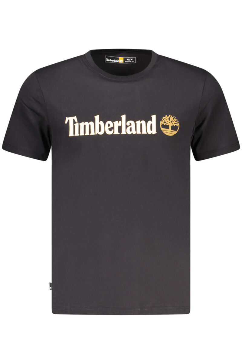 TIMBERLAND PÁNSKÉ TRIČKO S KRÁTKÝM RUKÁVEM ČERNÉ