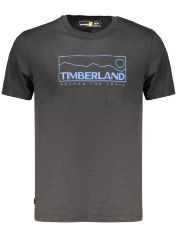 TIMBERLAND PÁNSKÉ TRIČKO S KRÁTKÝM RUKÁVEM ČERNÉ