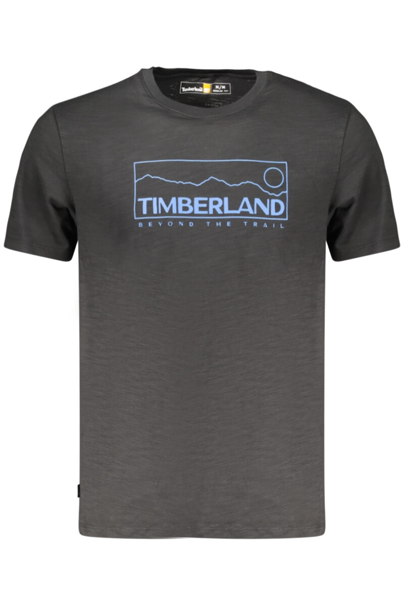 TIMBERLAND PÁNSKÉ TRIČKO S KRÁTKÝM RUKÁVEM ČERNÉ