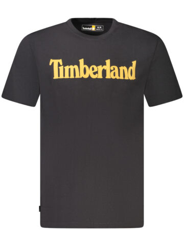 TIMBERLAND PÁNSKÉ TRIČKO S KRÁTKÝM RUKÁVEM ČERNÉ