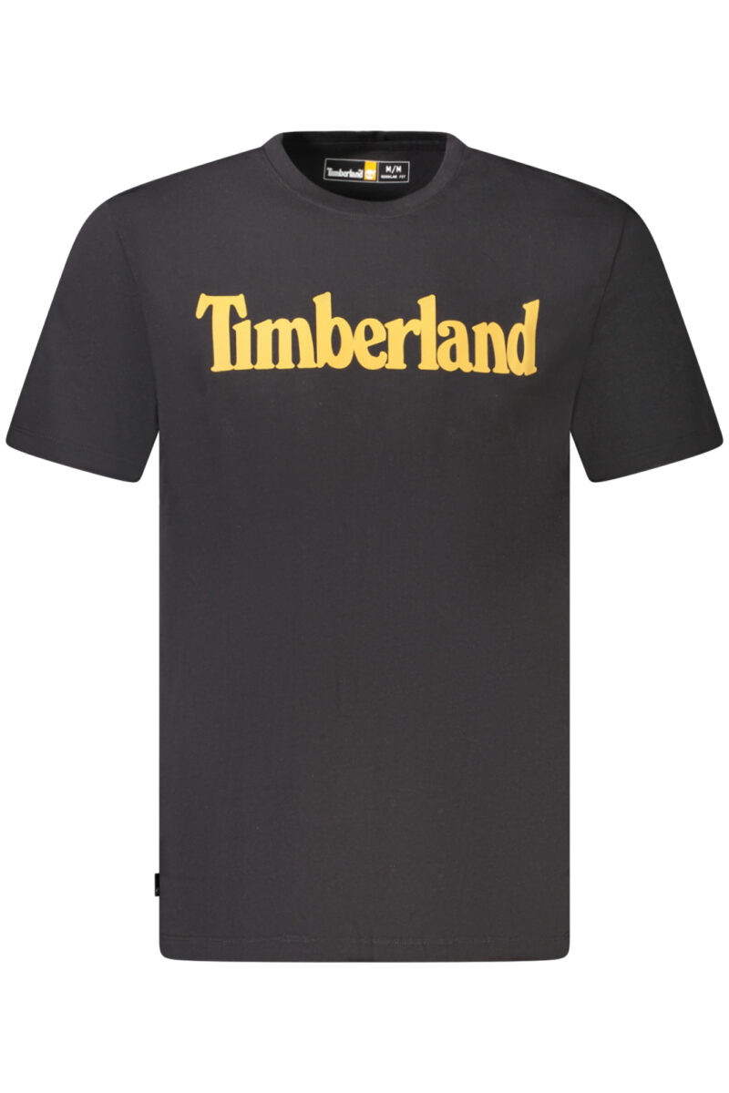 TIMBERLAND PÁNSKÉ TRIČKO S KRÁTKÝM RUKÁVEM ČERNÉ