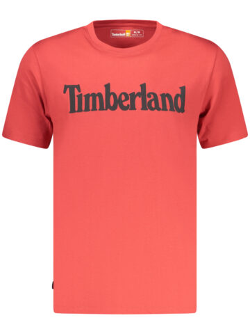 TIMBERLAND PÁNSKÉ TRIČKO S KRÁTKÝM RUKÁVEM ČERVENÉ
